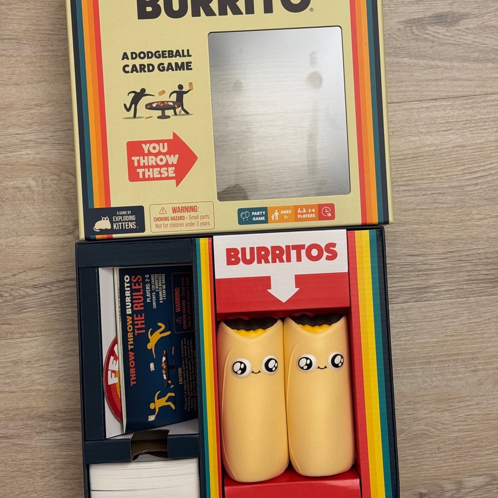 Throw Throw Burrito Dodgeball Card Game